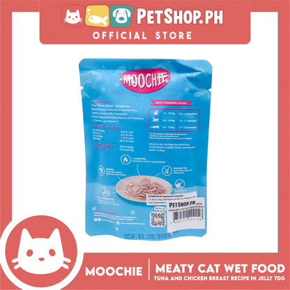 Moochie Meaty Tuna and Chicken Breast Recipe in Jelly 70g