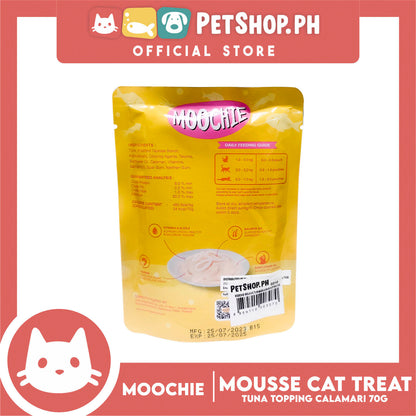 Moochie Cat Wet Food Mousse (Tuna Topping Calamari) Kitten 70g