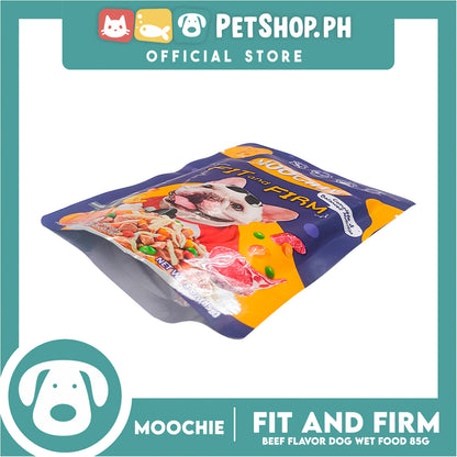 Moochie Fit and Firm Adult Dog Wet Food (Beef) 85g