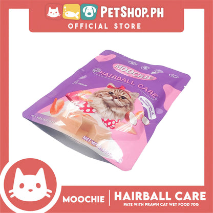 Moochie Hairball Care Adult Cat Wet Food (Pate with Prawn) 70g