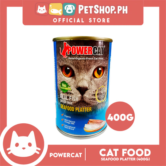 PowerCat Seafood Platter 400g Wet Canned Cat Food