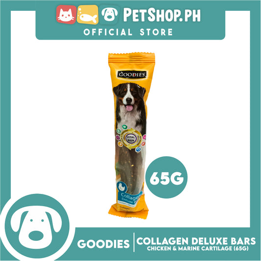 Goodies Collagen Deluxe Bar Chicken and Marine Cartilage Dog Treat 65g