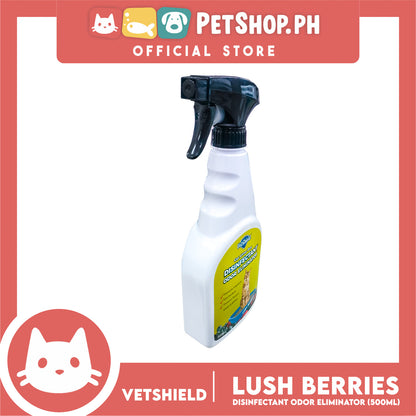 Vetshield Cat Litter Box Disinfectant Odor Eliminator Lush Berries 500ml