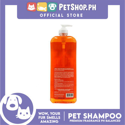 Wow, Your Fur Smells Amazing, Premium Fragrance pH Balanced Pet Shampoo 1L (Furry Sweet)
