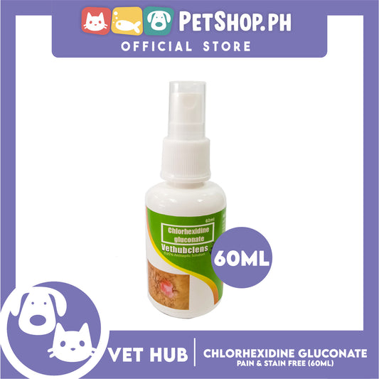 Vethub Antiseptic Solution 60ml Pain Free and Stain Free