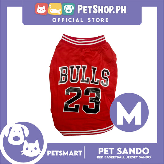 Pet Sando Basketball Jersey Red (Medium)