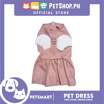 Pet Dress Pink Angel Design (Medium) Pet Clothes