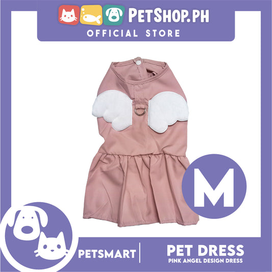 Pet Dress Pink Angel Design (Medium) Pet Clothes